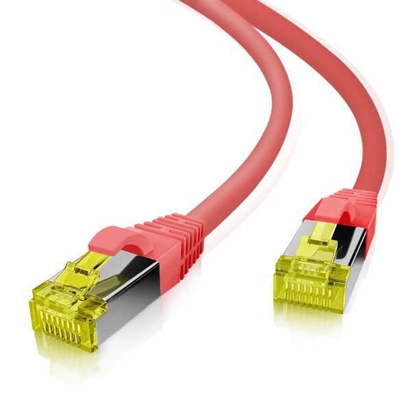 Helos Ultra Flex Cable De Red S/Ftp Cat 6a Tpe Rojo 20,0m