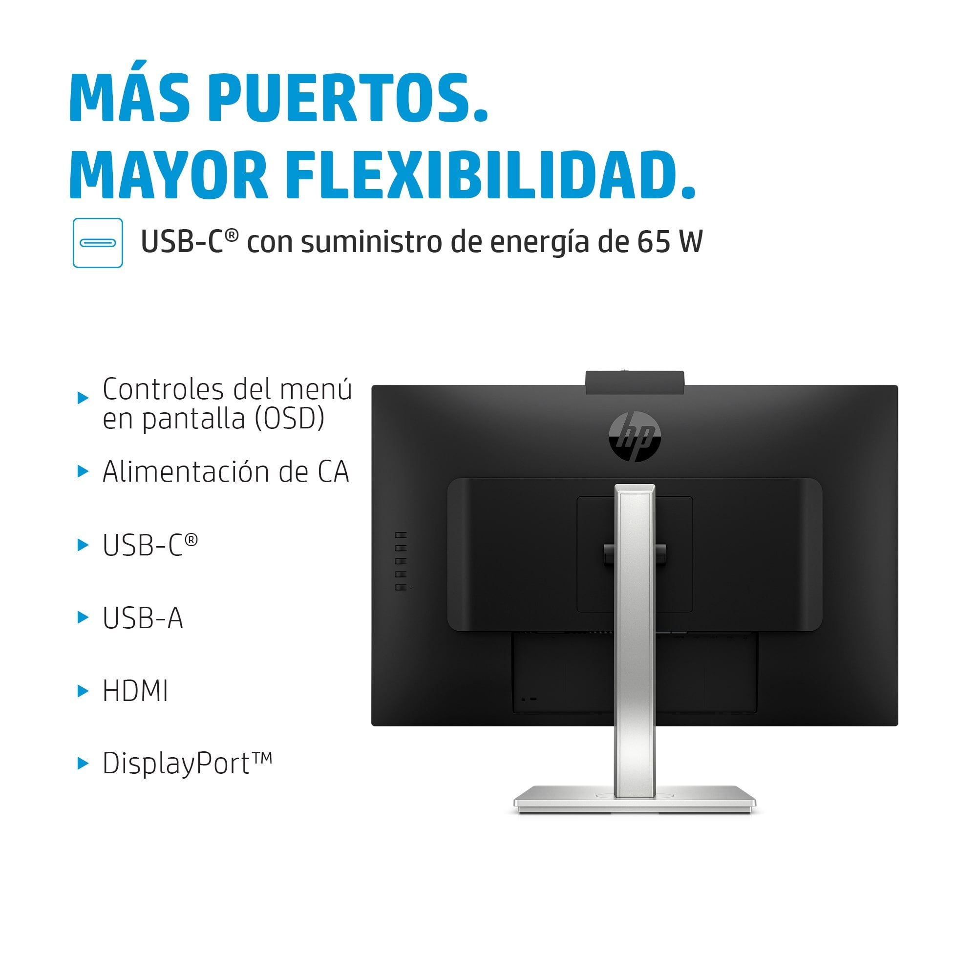 EAN 0195908730224 - HP E-Series E27m G4 QHD USB-C Conferencing Monitor pantalla para PC 68,6 cm (27") 2560 x 1440 Pixeles Qua imagen 4