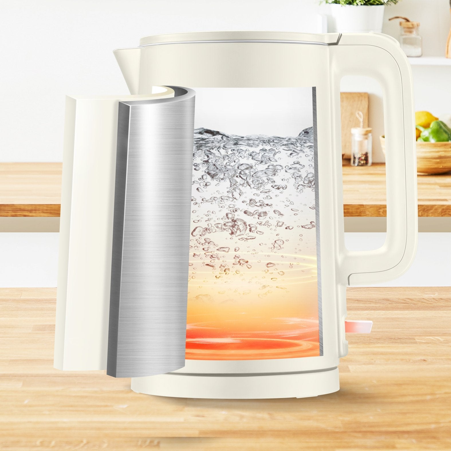 EAN 3045387294328 - Tefal Thermo Protect KO140AE0 tetera eléctrica 1,5 L 1500 W Blanco imagen 8