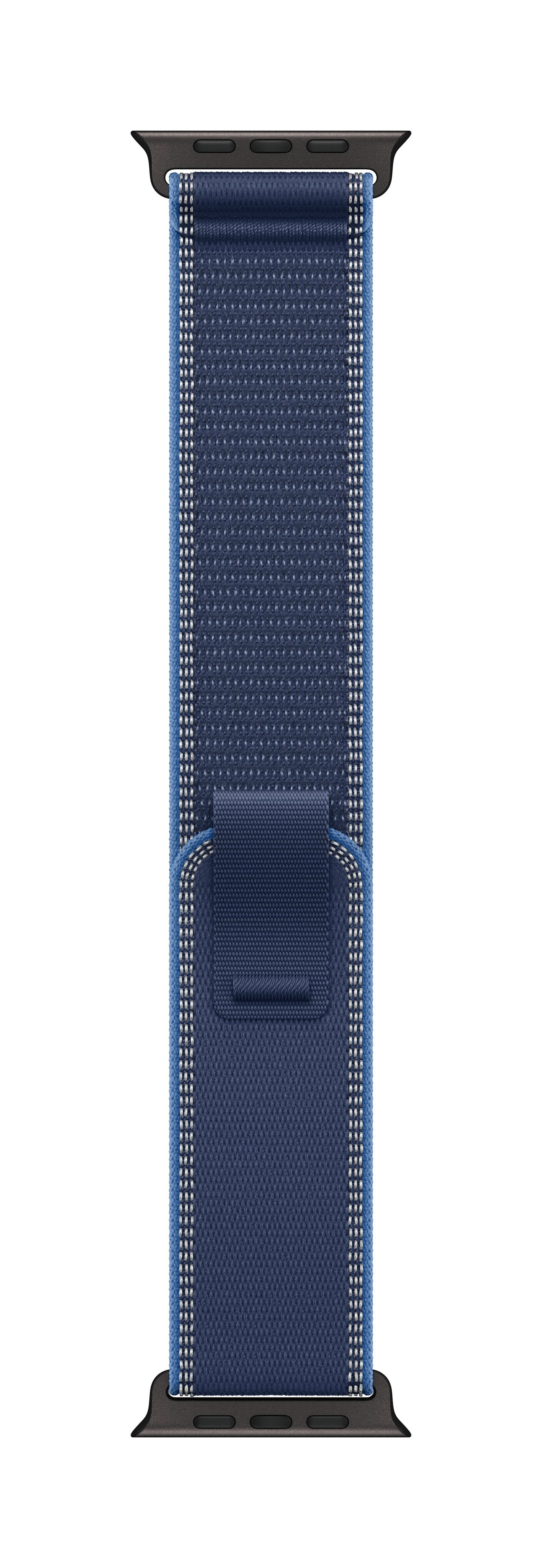 Apple Loop Para Reloj Inteligente 49 Mm Acabado En Titanio Negro Talla M/L Azul/Azul Brillante Para Watch Hermès Series 9 Se 3 Series 10 Series 11 Series 8 Series 9 Ultra 2 Ultra 3