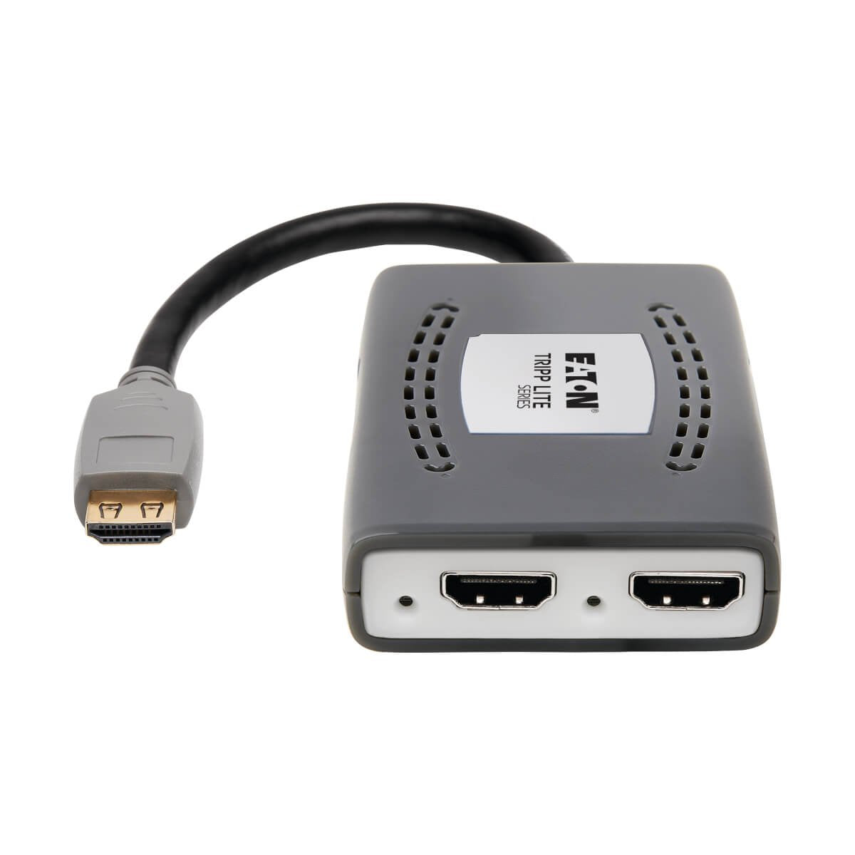 Eaton Tripp Lite   2-Port Hdmi Splitter 4k @ 60 Hz 4:4:4 Multi-Resolution Support Hdr Hdcp 2.2 Usb Powered Taa
