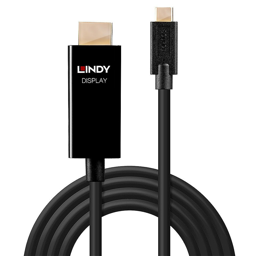 EAN 4002888432917 - Lindy 43291 adaptador de cable de vídeo 1 m USB Tipo C HDMI tipo A (Estándar) Negro imagen 2