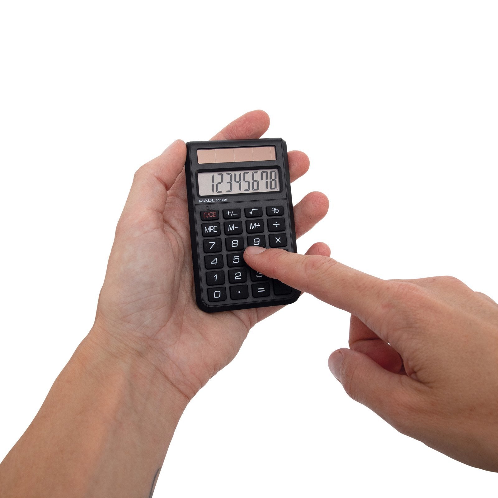 Calculadora  Maul Eco 250 Bolsillo Básica Negro