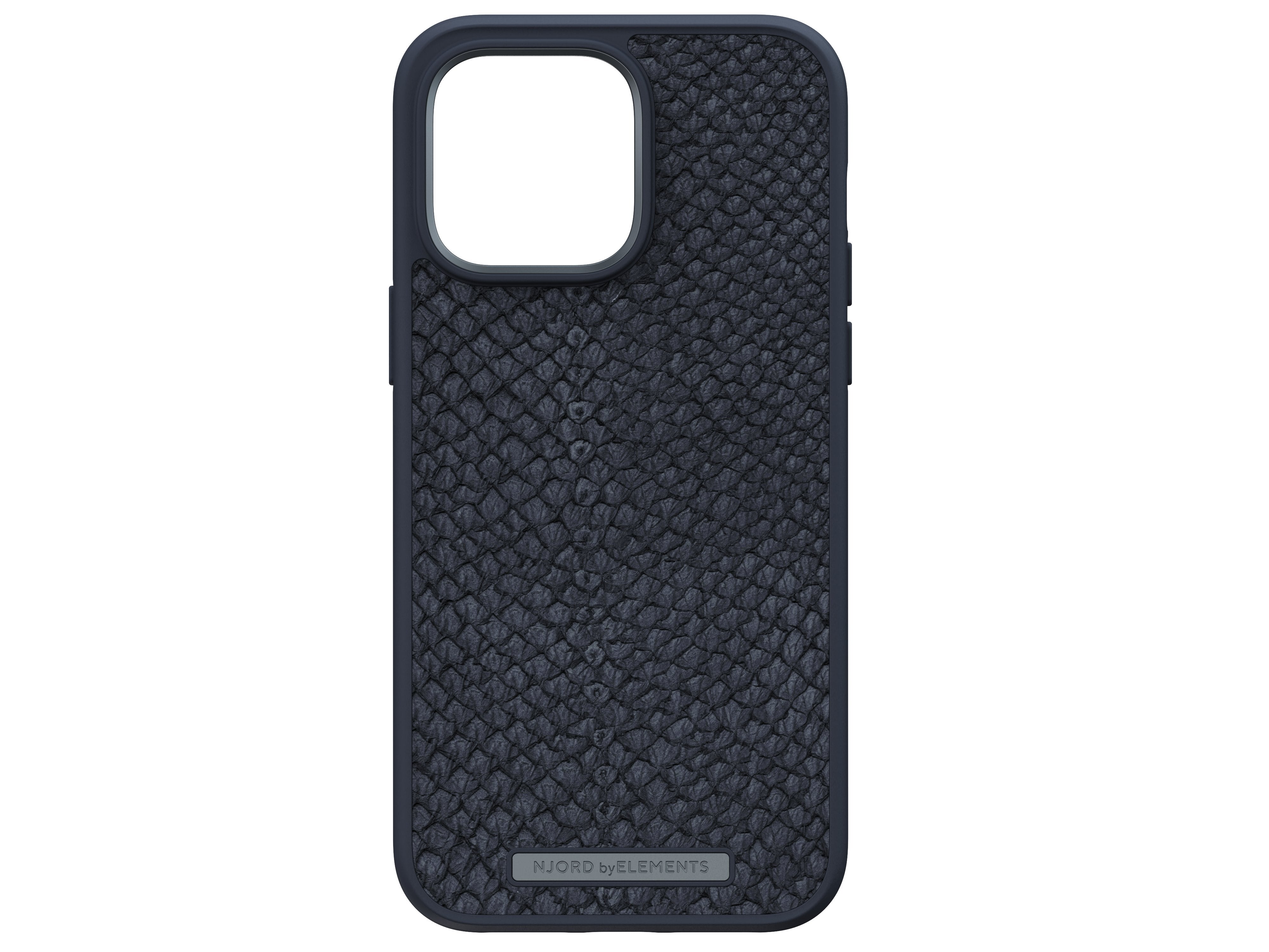 Njord Byelements Salmon Leather Magsafe Case - Iphone 14 Pro Max - Black
