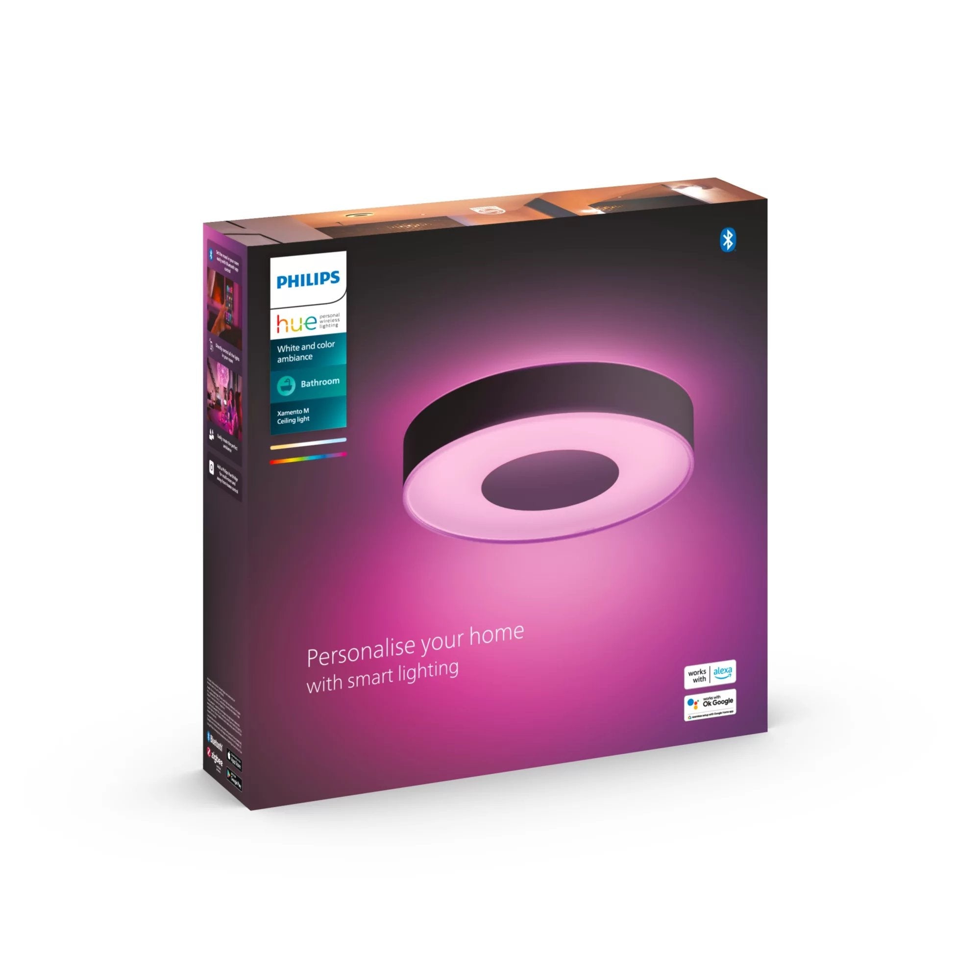 Lámpara De Techo Philips Led Hue White & Color Ambiance Xamento