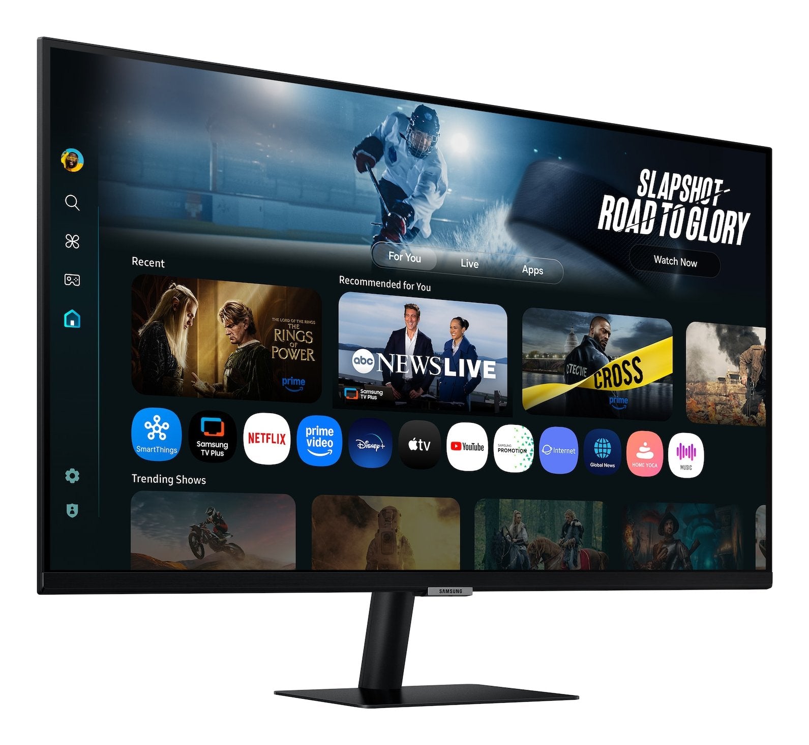 Samsung Ls32fm700uuxdu 32" Va Smart Monitor M7 M70f 4k, 3840x2160 16:9 300cd M2 4ms Hdmi Usb