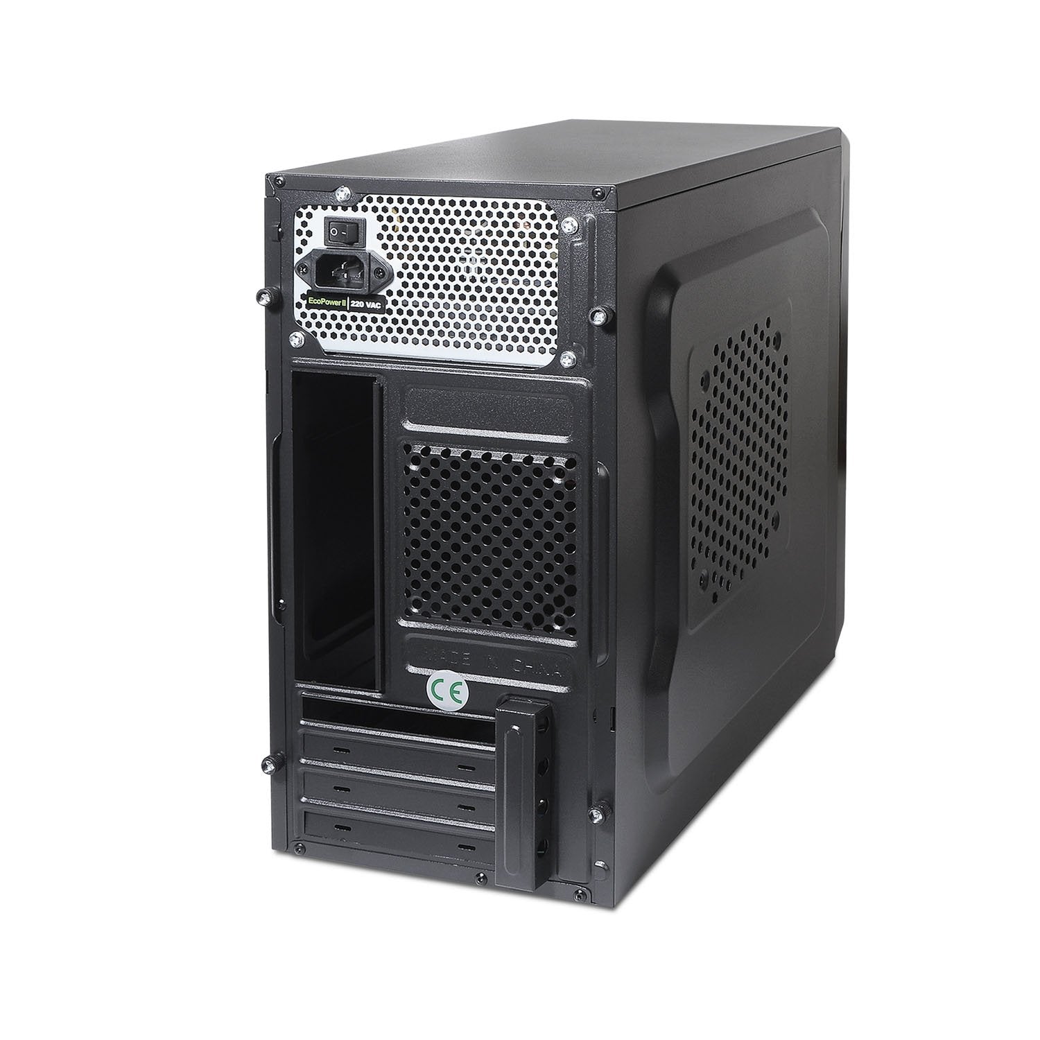 Tooq Caja Mini Torre Micro Atx - Fuente De Alimentacion 500w - 3x Hdd3,5 + 1x Sdd2,5 + 1x Hdd5.25 - Usb-2.0, Usb 3.0,