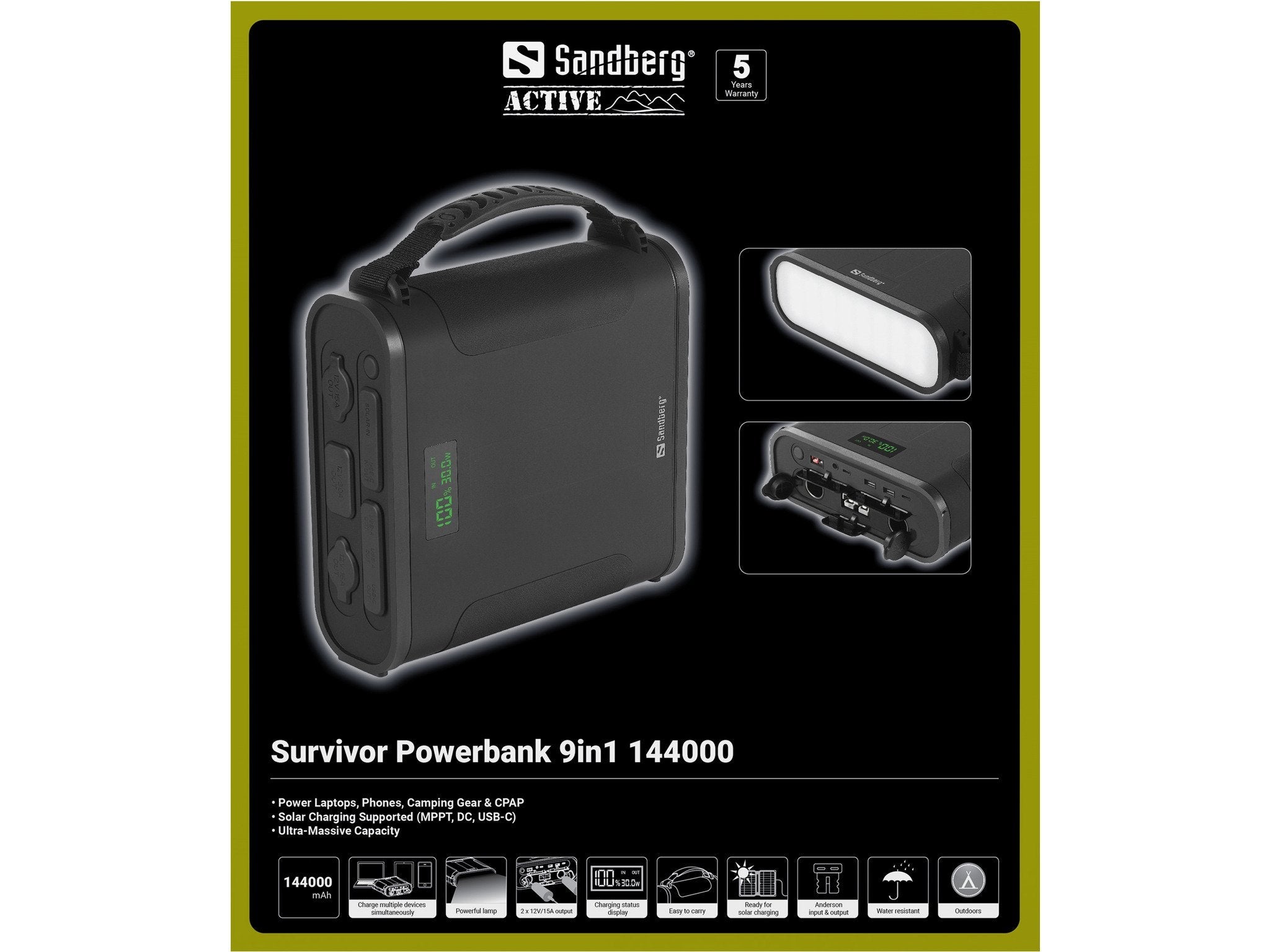 Survivor Powerbank 9in1 144000