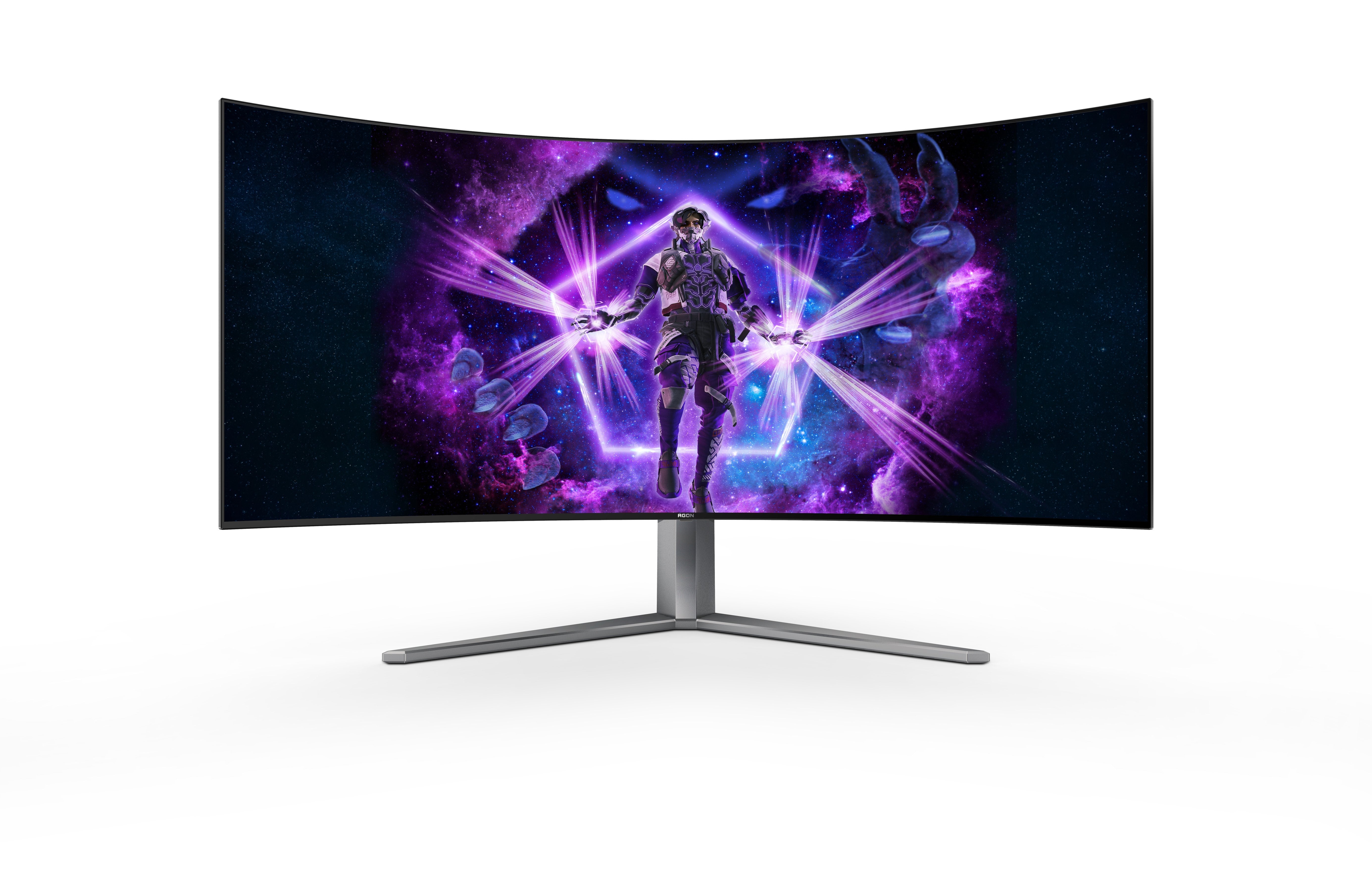 Monitor De Gaming  44.5" Aoc Ag456uczd Negro