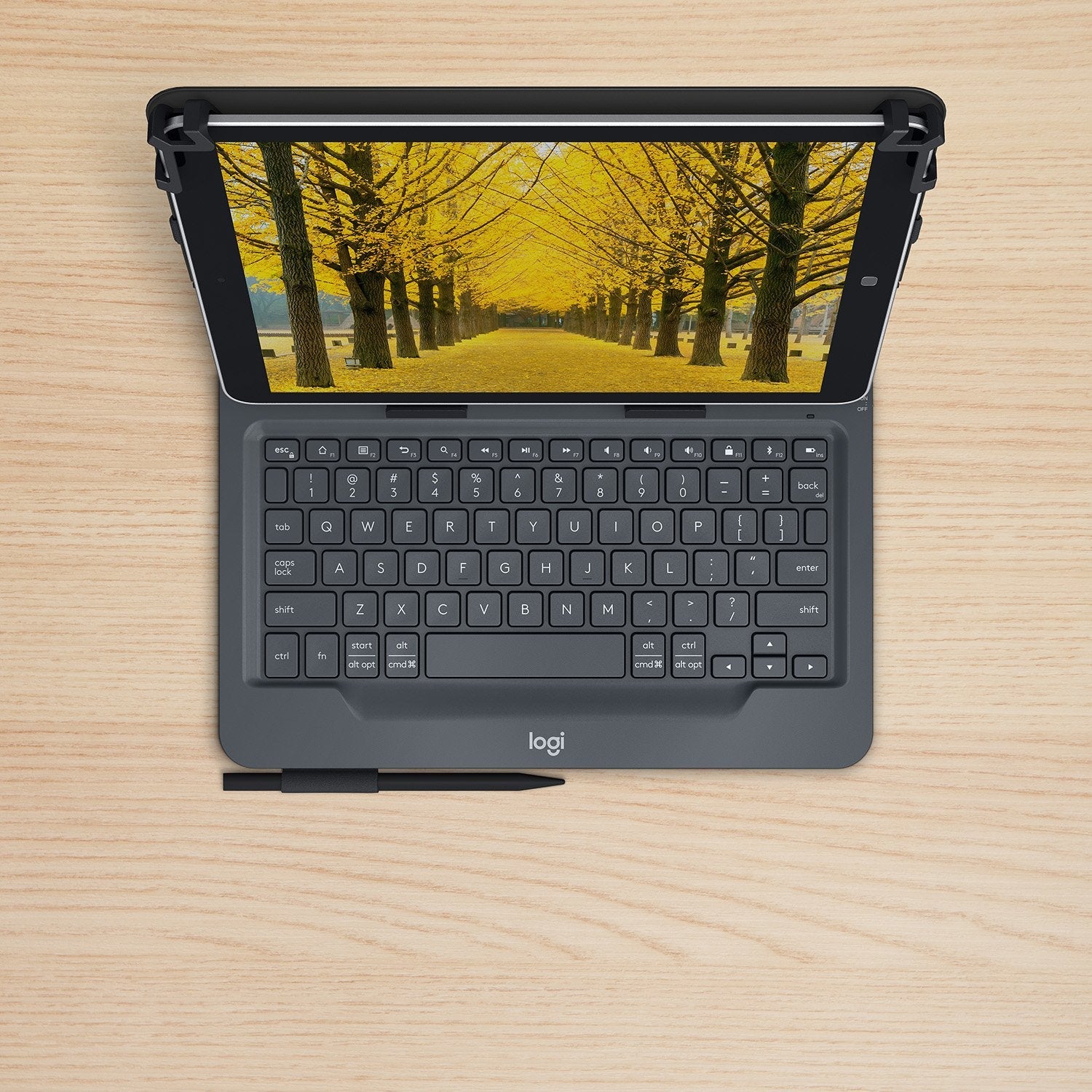 Logitech Universal Funda Con Teclado Azerty (Frances) Bluetooth Negro 920-008338
