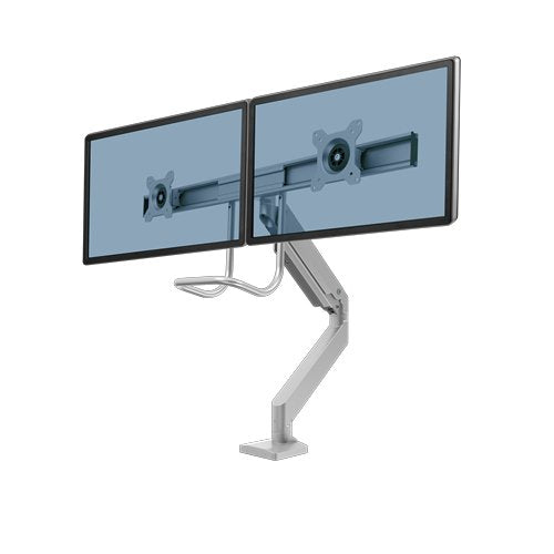 Fellowes 9909201 Soporte Para 2 Monitor 81,3 Cm (32") Plata Escritorio