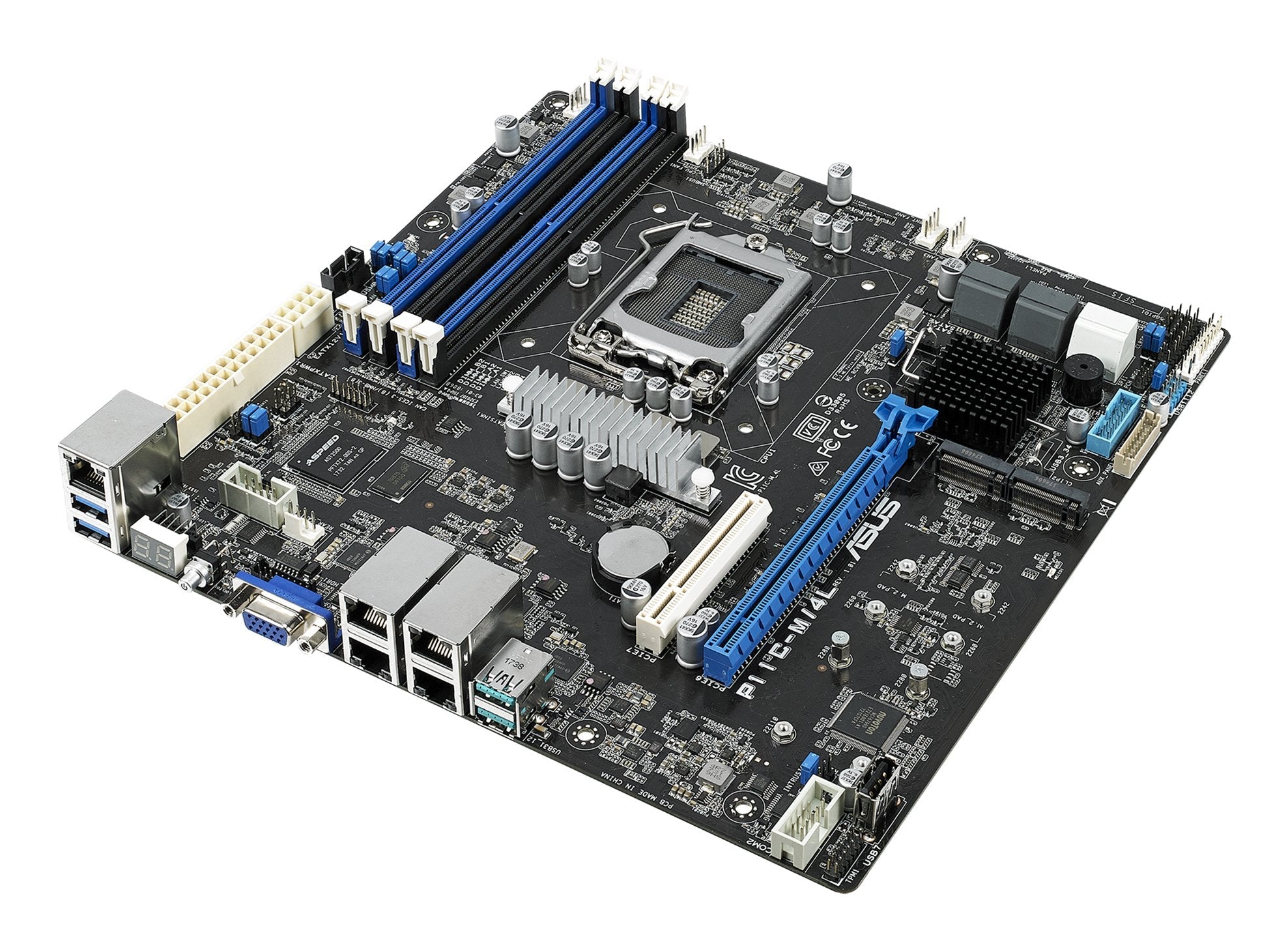 Placa Base Asus Lga1151 P11c-M/4l C242 Matx Snd+Glan+U3.1+M2 Sata6 Ddr4