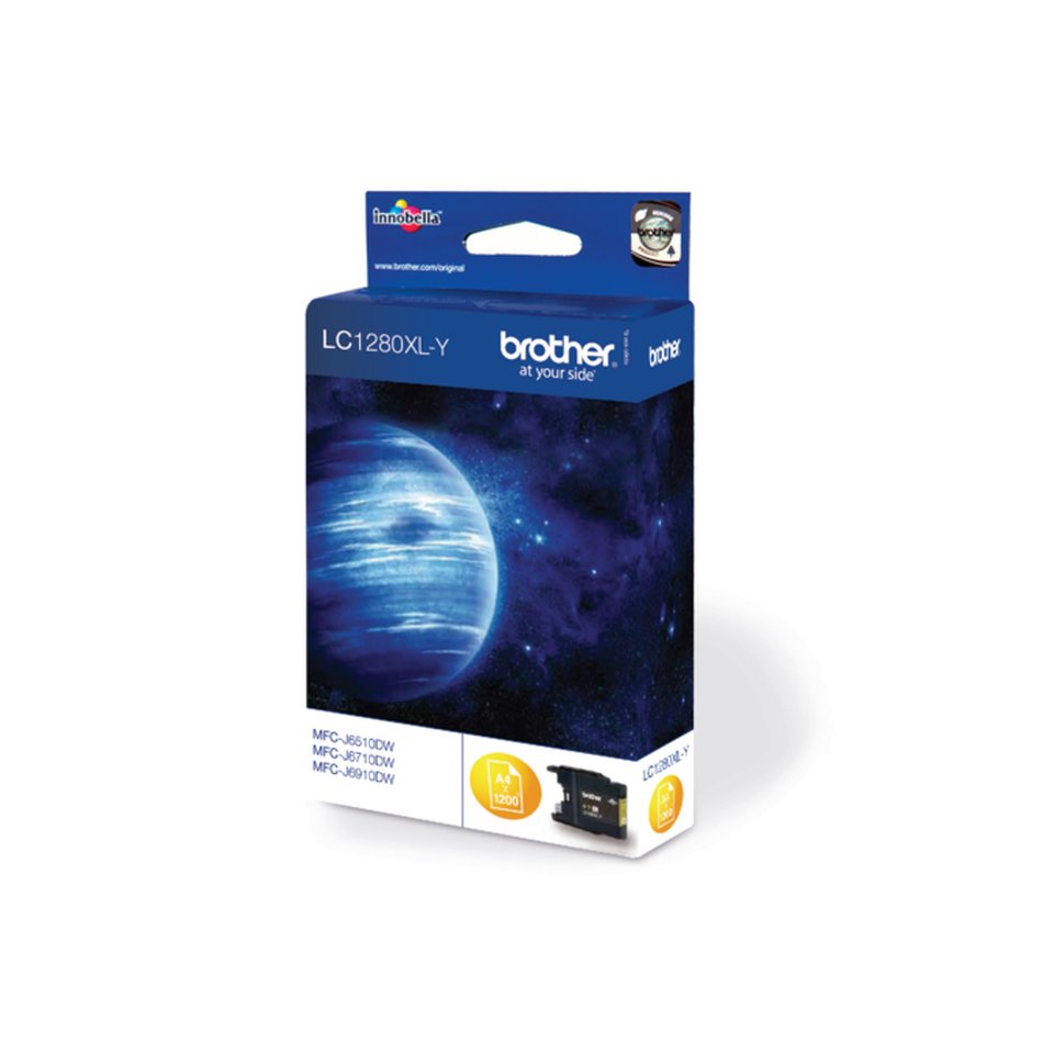 EAN 4977766694070 - Brother LC1280XLY cartucho de tinta 1 pieza(s) Original Amarillo imagen 2