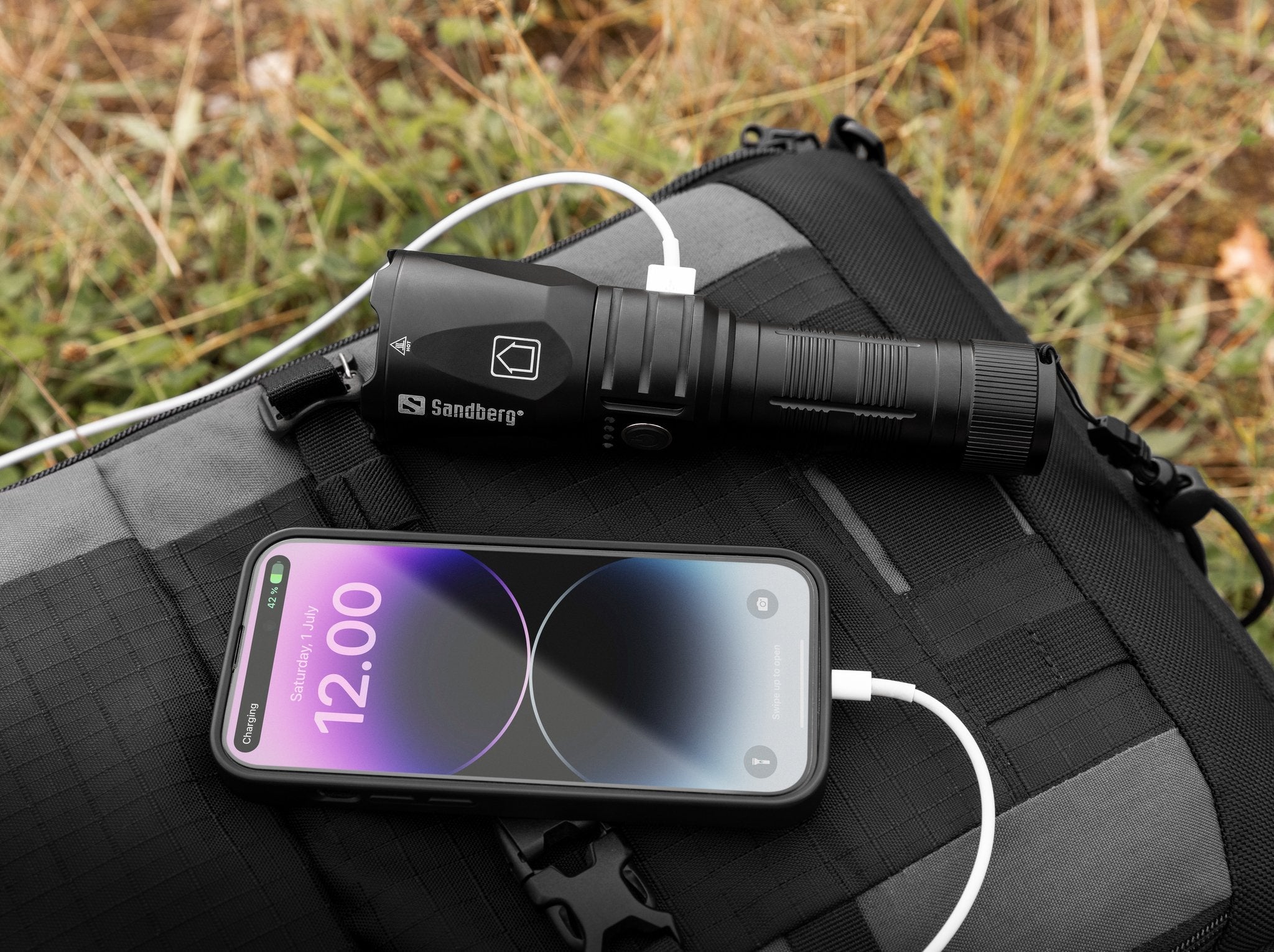 Sandberg Survivor Torch Powerbank 5000 5000 Mah Negro