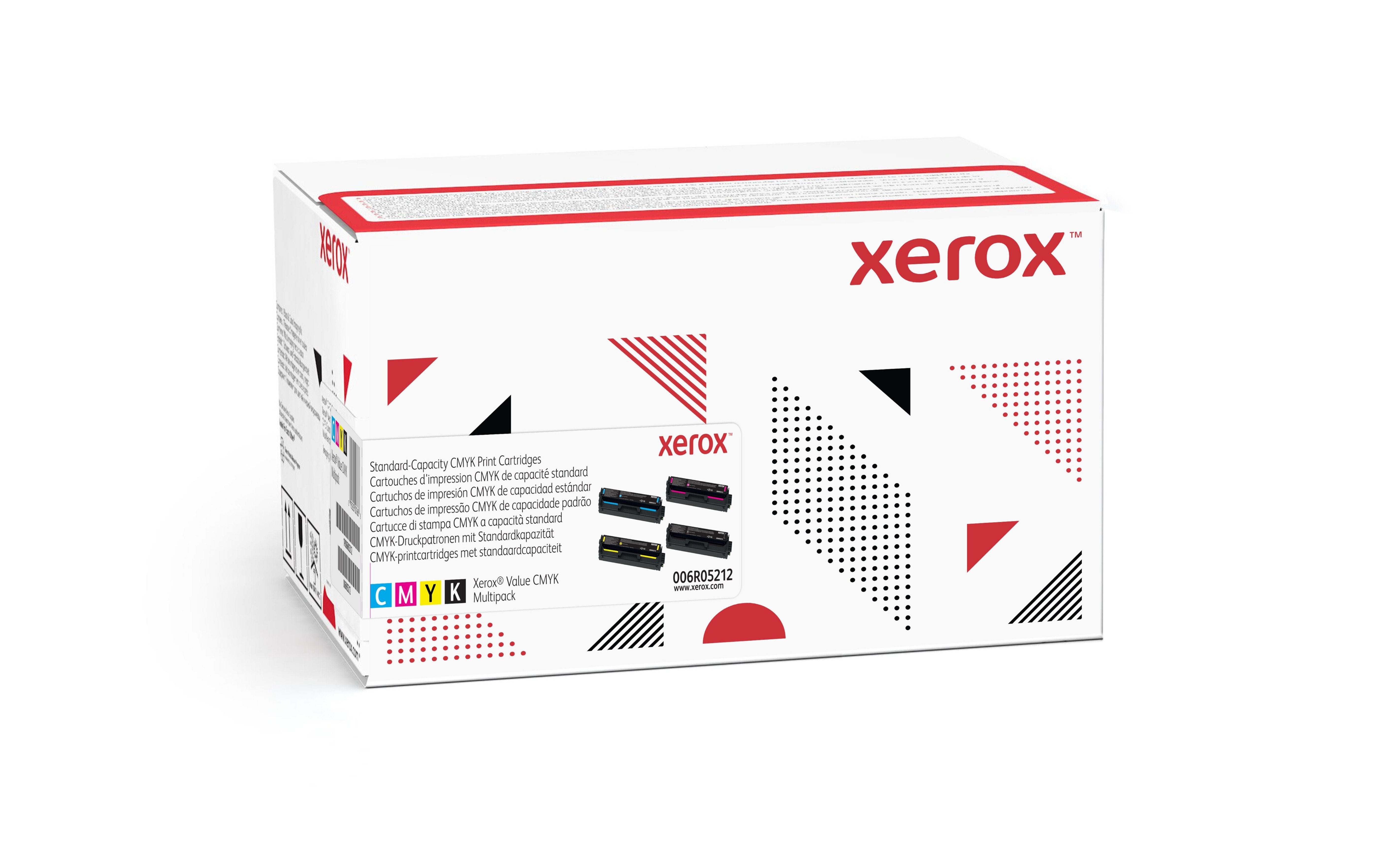 Xerox Paquete De 4 Cián Negro Amarillo Magenta Original Caja Cartucho De Tóner