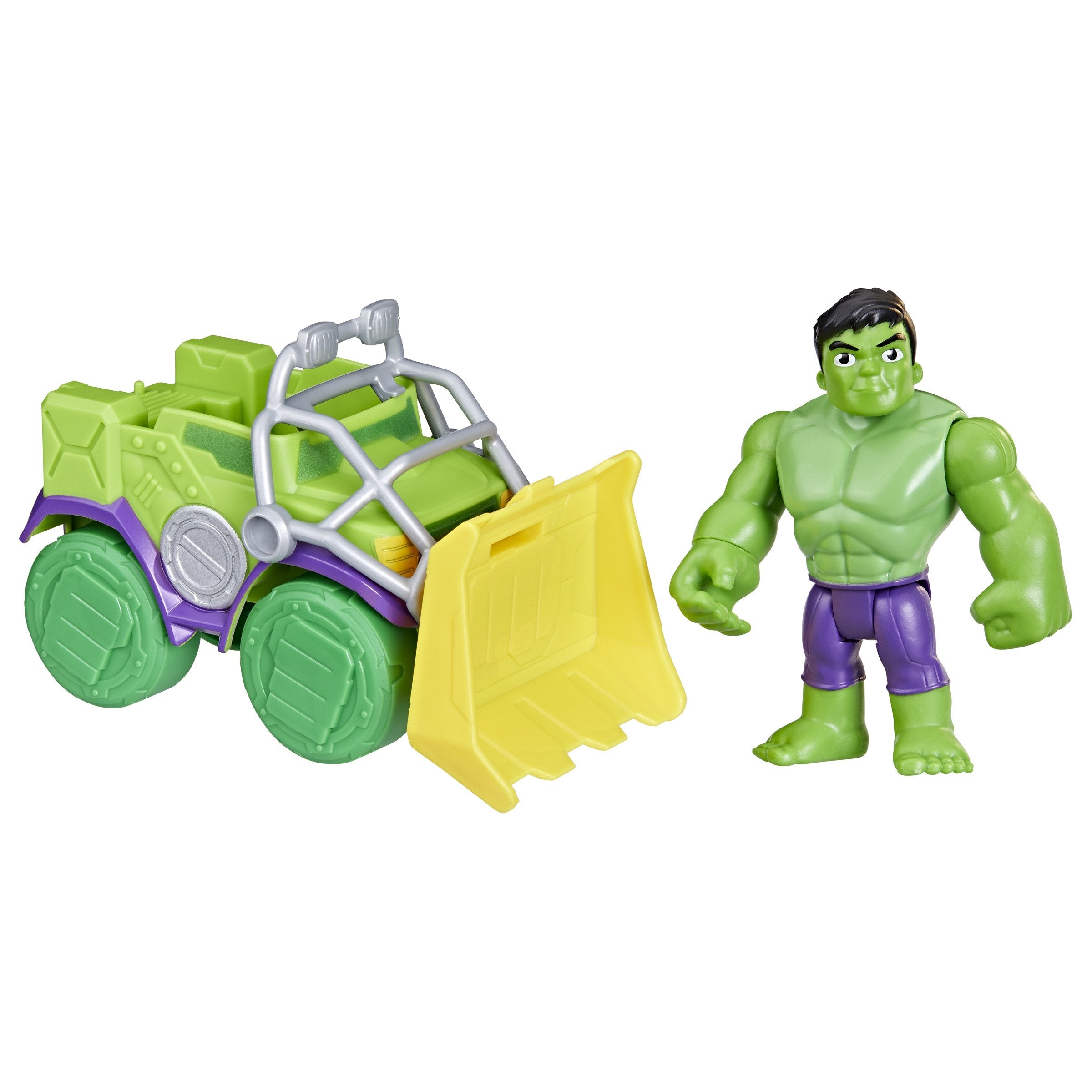 Set Camion Demoledor + Figura Hulk Spidey And His Amazing Friends Marvel