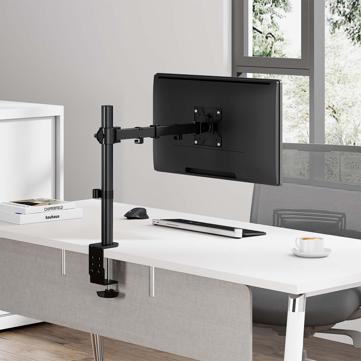 Aisens Soporte De Mesa Eco Giratorio E Inclinable Para Monitor/Tv 10kg (3 Pivotes, 1 Brazo) De 17-32, Negro