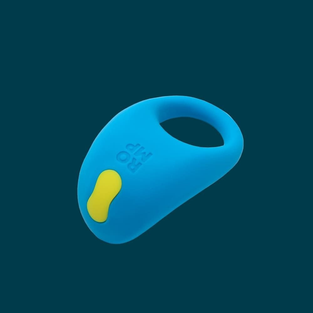 Romp - Juke Anillo De Silicona Para Pene Con Vibrador De Estimulación De Clítoris