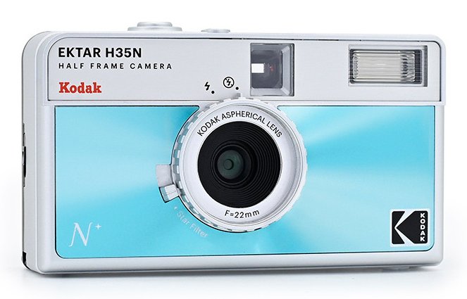 Kodak Ektar H35n Hf Film Camera Analogcamara-Set Con Kodak Ultramax, Blue