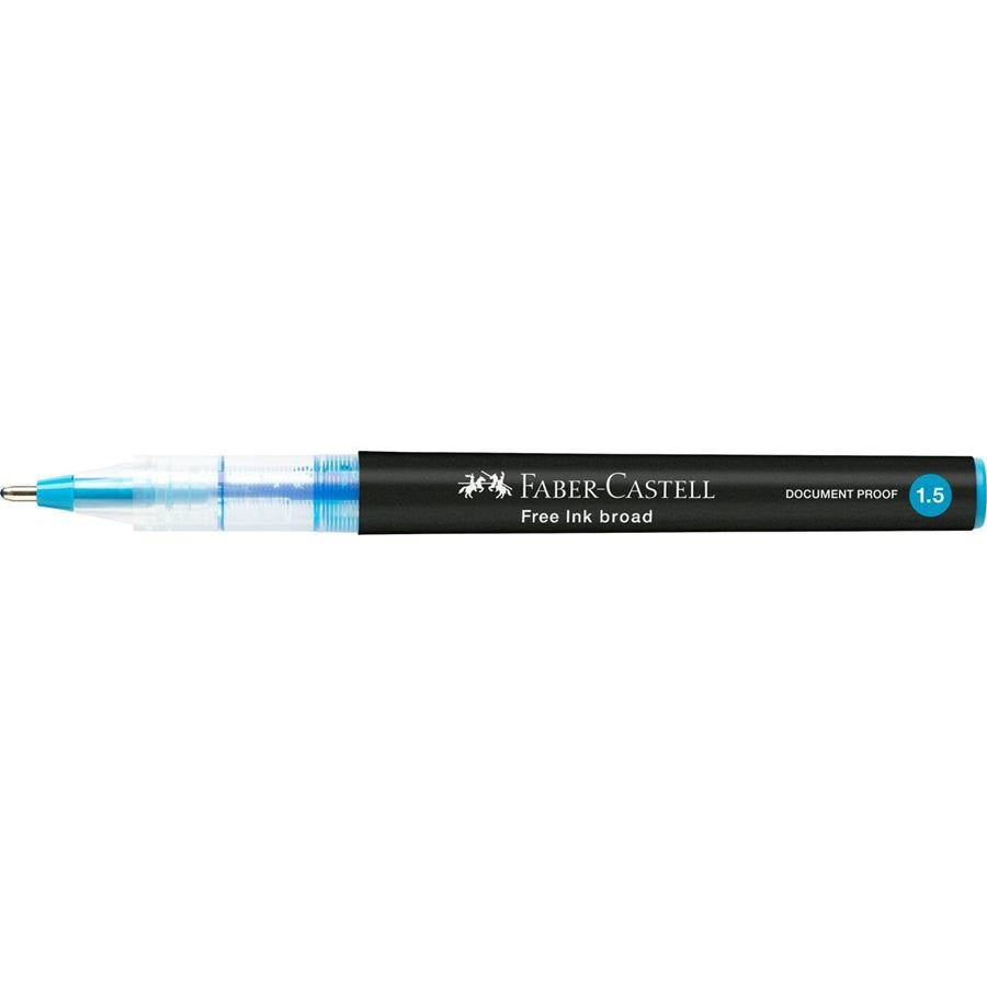 Faber-Castell Free Ink Roller De Tinta Gris 1.5 Mm Color De Escritura Azul