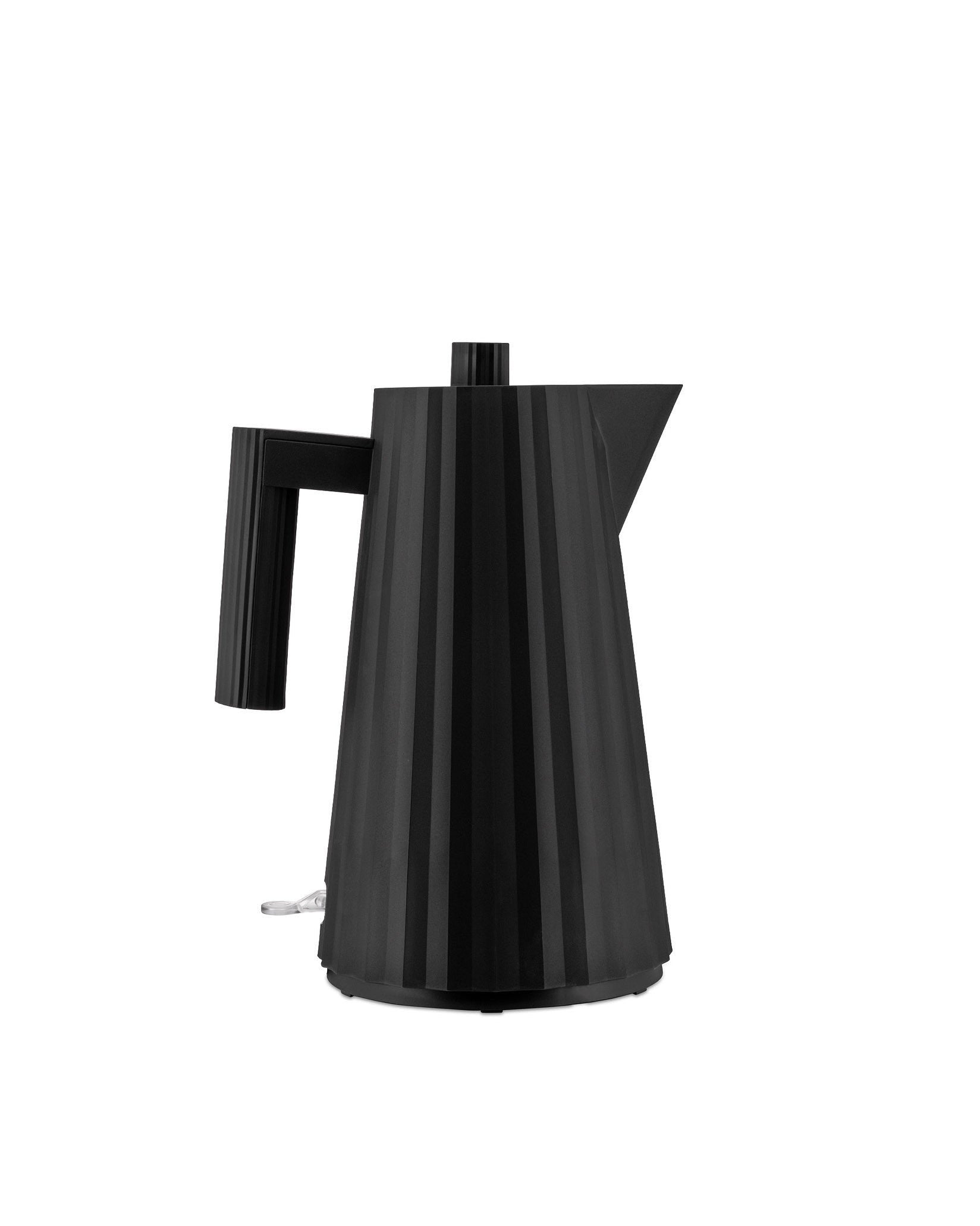 Alessi Mdl06 B Plissé Elektrischer Wasserkocher, Negro Euromacho
