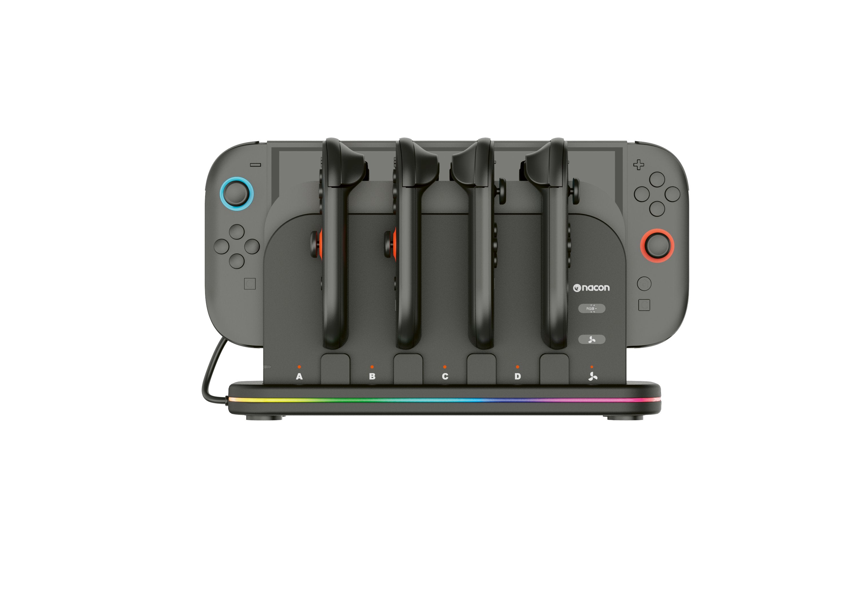 Kit Carg Rgb Para 4 Joy-Con+Venti.