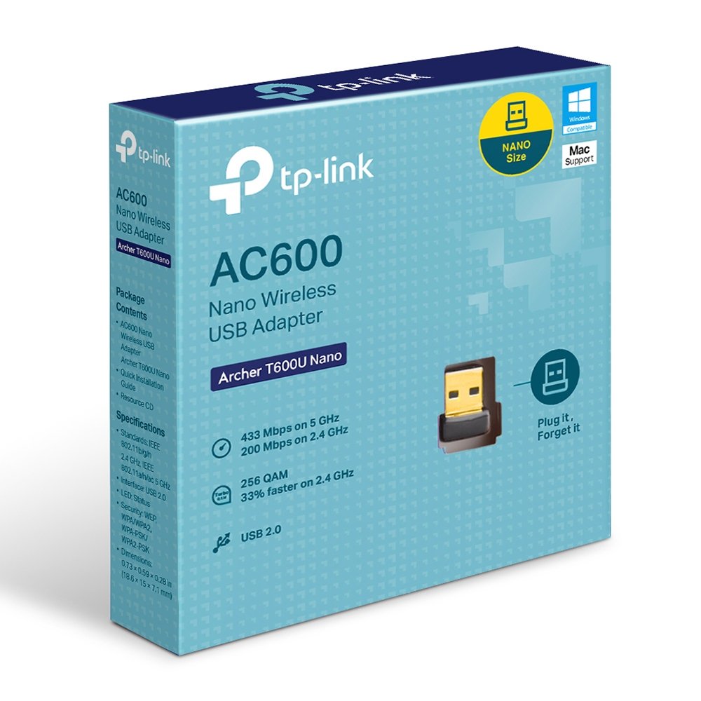 Tp-Link Archer T600u Nano Adaptador Wifi