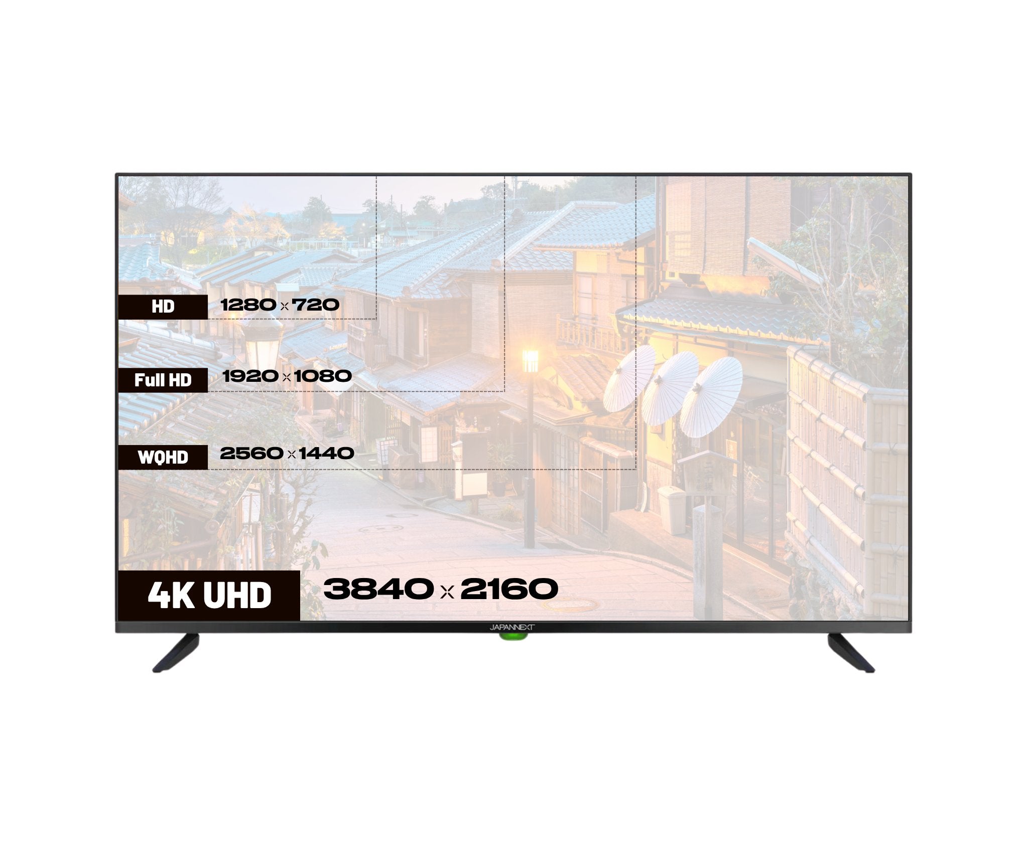 Monitor  Japannext Jn-Ips430uhd60f  43" 3840 X 2160 Pixeles 4k Ultra Hd Lcd Negro