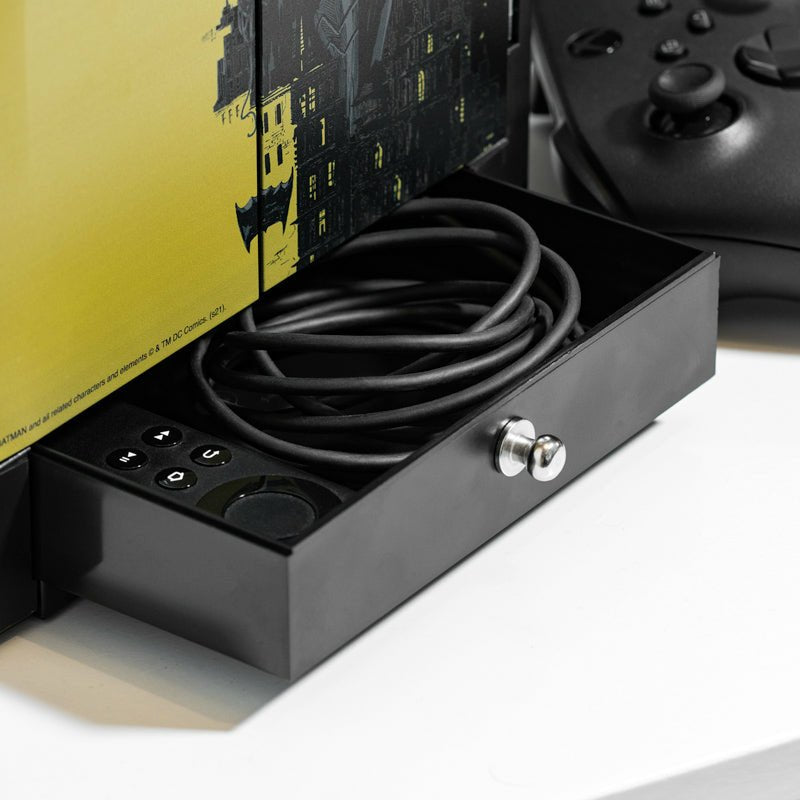 Soporte Para Accesorios De Casillero Para Juegos Dc Comics - Logotipo De Batman