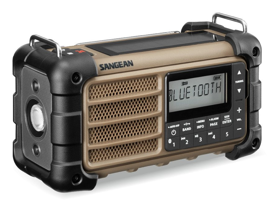 Radio Sangean Mmr-99 De Emergencia Con Sintonización Digital Naranja Desierto