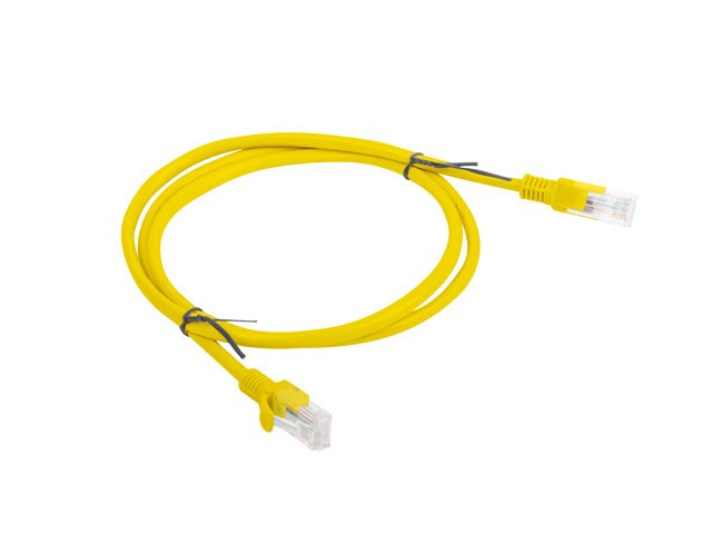 Lanberg Cable De Red Pcu5-10cc-0100-Y,Rj45,Utp,Cat 5e,1m,Amarillo
