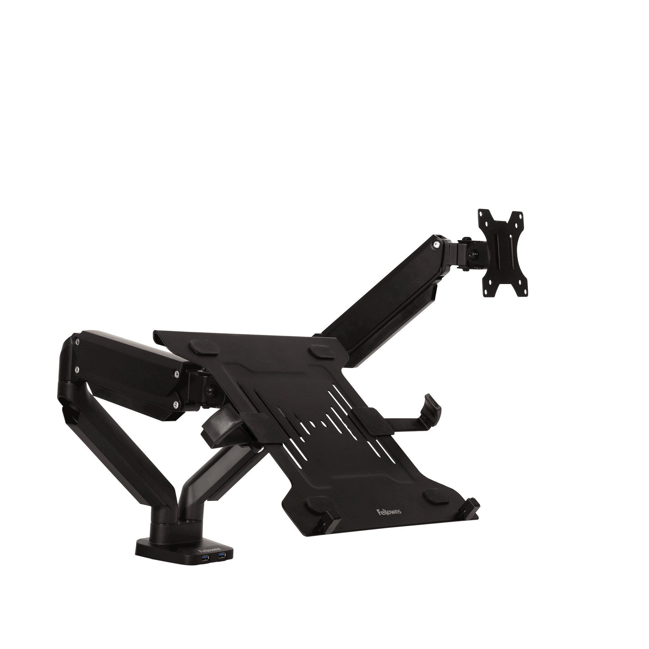 Fellowes Ergonomics Base De Portátil Para Brazos De Monitor - Soportes Vesa