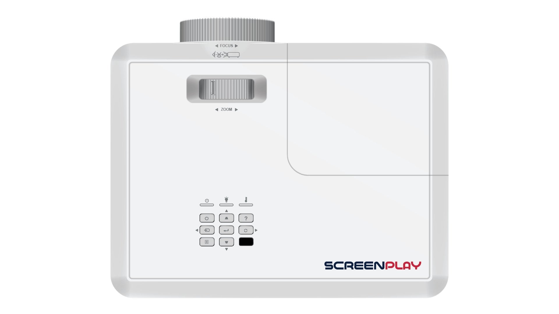Proyector  Screenplay Multimedia De Alcance Estándar 4000 Lúmenes Ansi Dlp Wuxga (1920x1200) 3d Blanco
