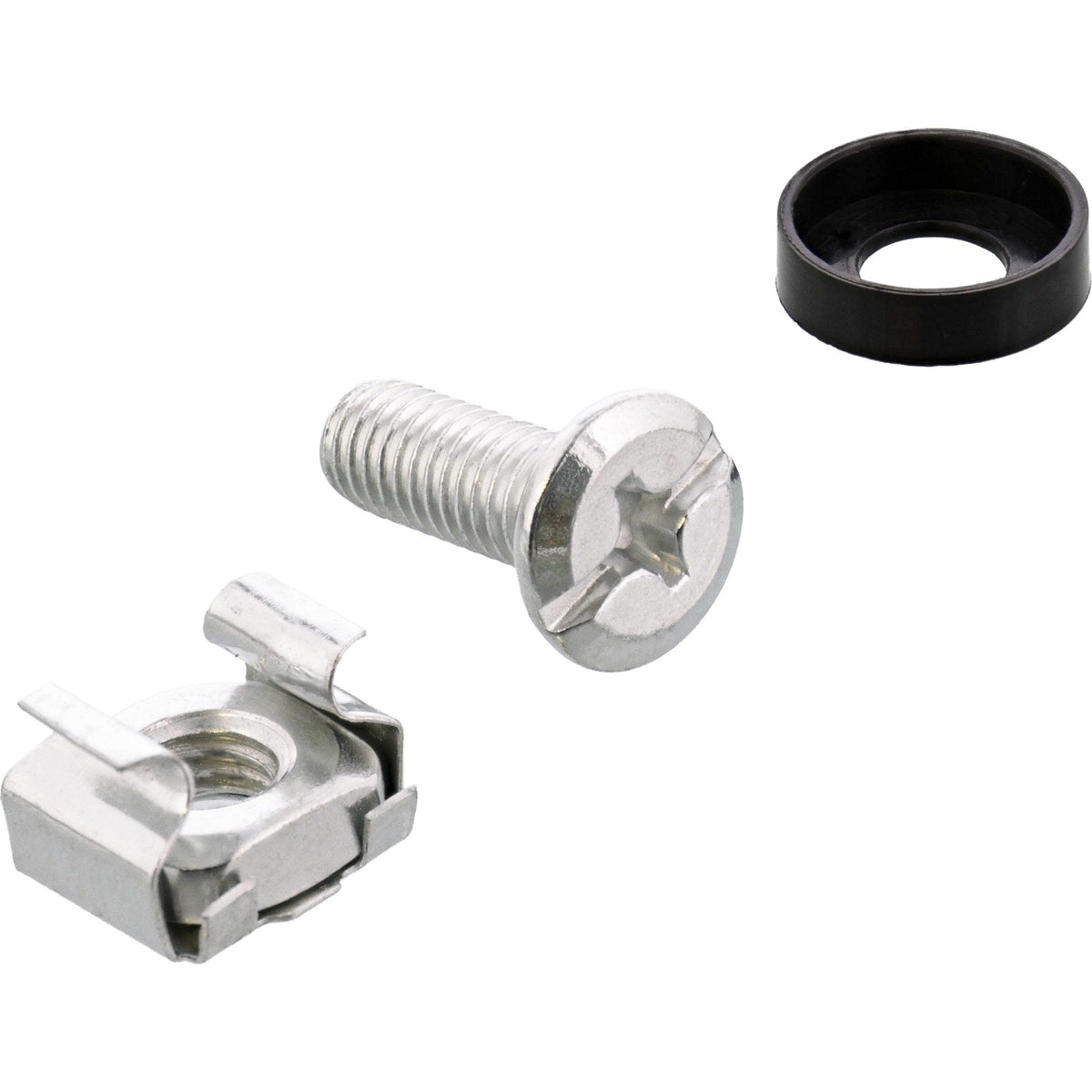 Inline 19110v Organizador De Cables 9 Plastic Brackets Removable, Ral 9005, Negro