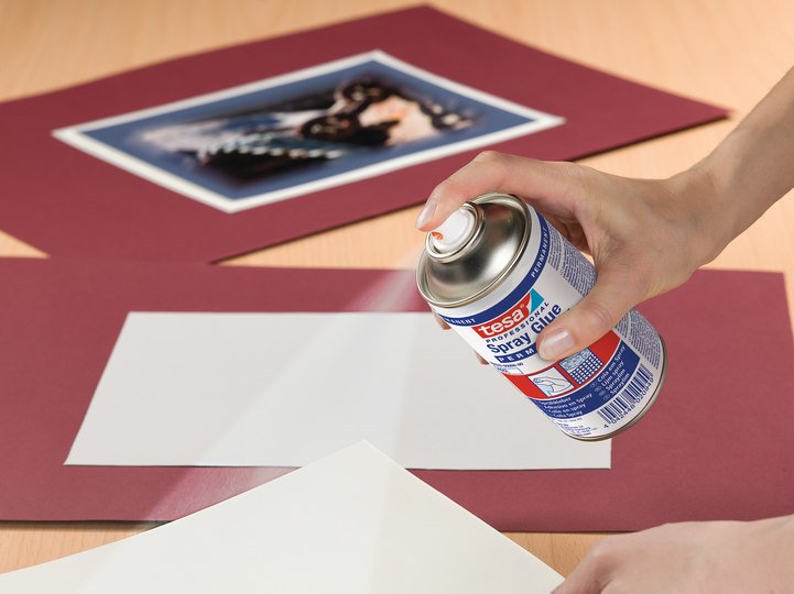 Tesa Professional Sprühkleber Permanent 500ml Farblos