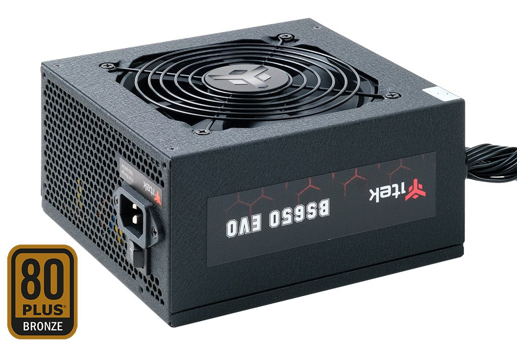 Fuente De Alimentación  Itek Bs650 650 W 24-Pin Atx Atx Negro
