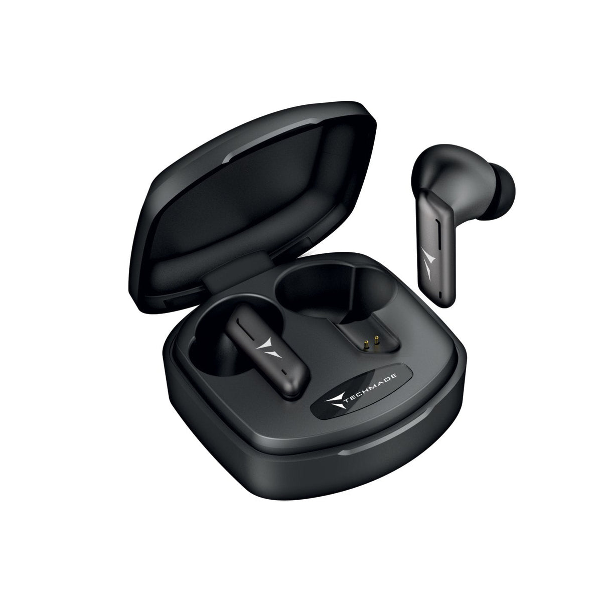 Auriculares  Techmade Tm-K175-Bk  Inalámbrico  Bluetooth Negro