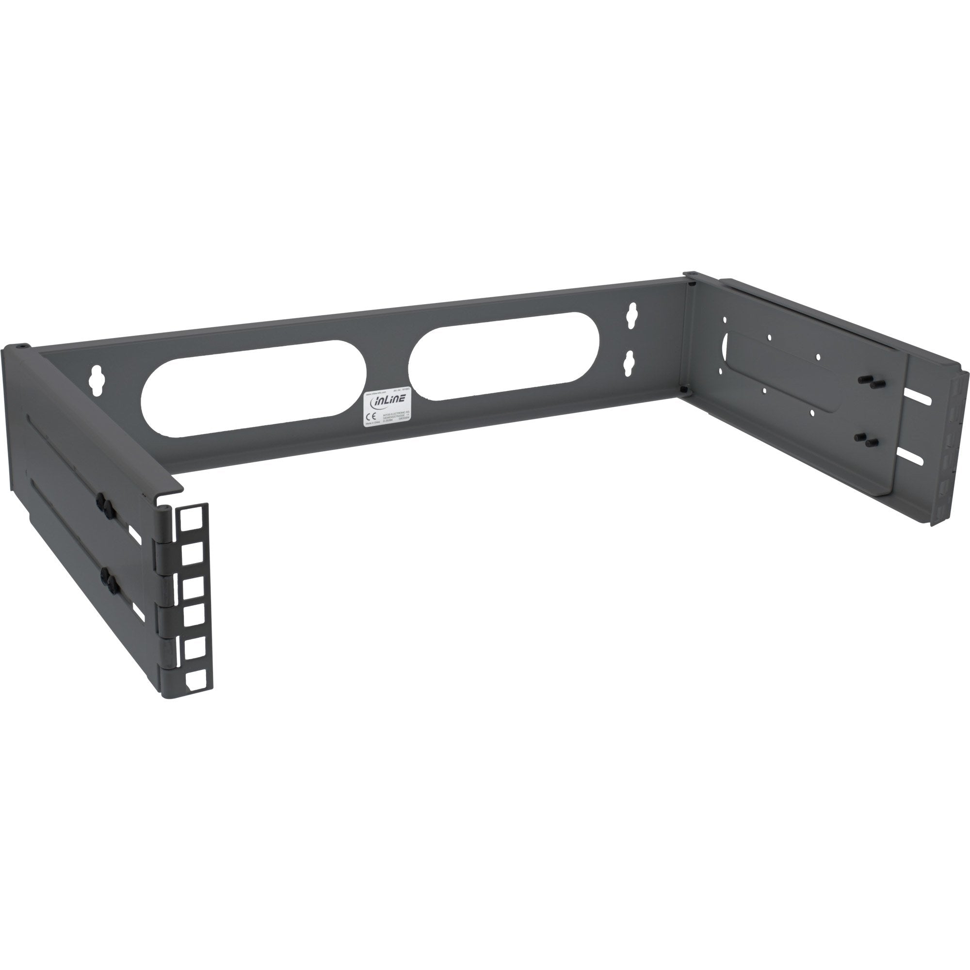 Rack Plegable Inline De 19", 2u, 24-40 Cm De Profundidad, Negro