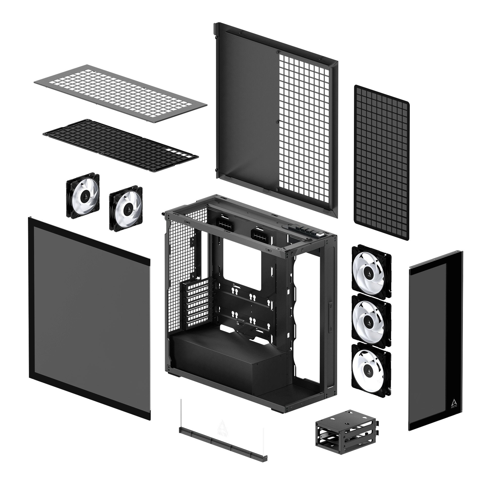 EAN 4895265000300 - ARCTIC Xtender Black (Tinted Glass) Midi Tower Negro imagen 13