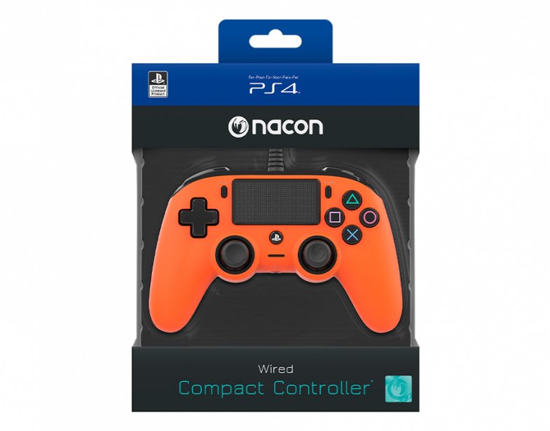 Nacon Gamepad Ps4 Naranja Ps4ofcpadorange