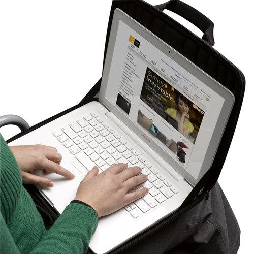 Case Logic Qns-113 Black Funda Para Portátil 33,8 Cm (13.3") Funda Negro