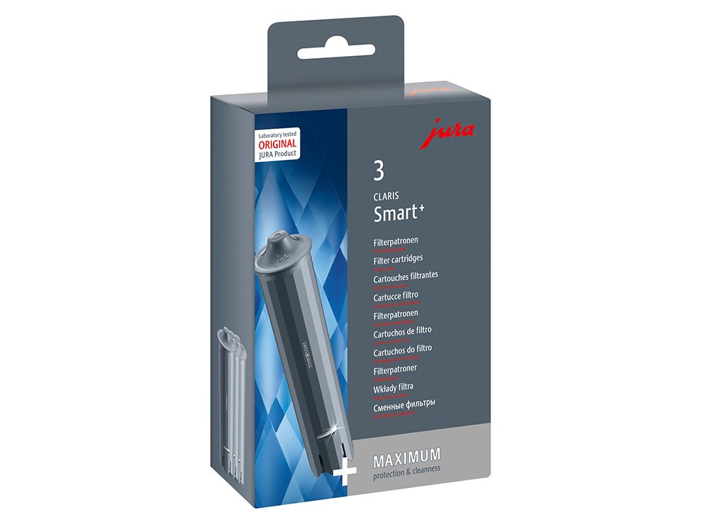 Jura Claris Smart+ Cartucho De Filtro Juego De 3, Filtro De Agua