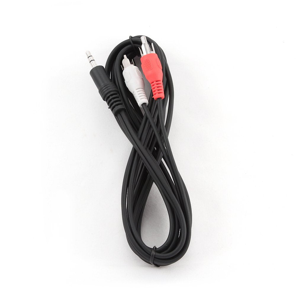Gembird Cable Jack A 2xrca/3.5mm M/M 2.50m Negro Cca-458-2.5m