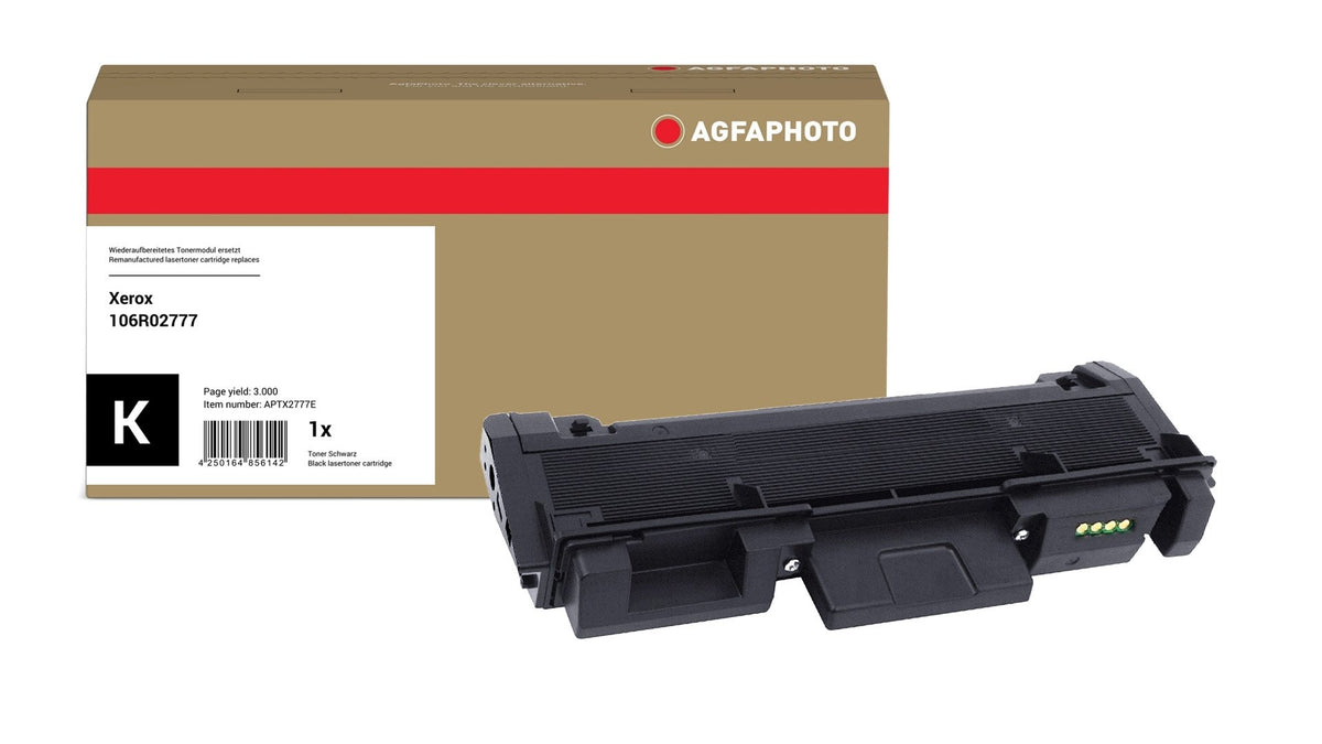 EAN 4250164856142 - AgfaPhoto APTX2777E cartucho de tóner 1 pieza(s) Compatible Negro imagen 1