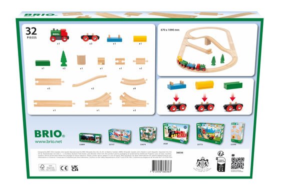 Brio 65 Jahre Holzeisenbahn Jubiläums-Zugset 63603600