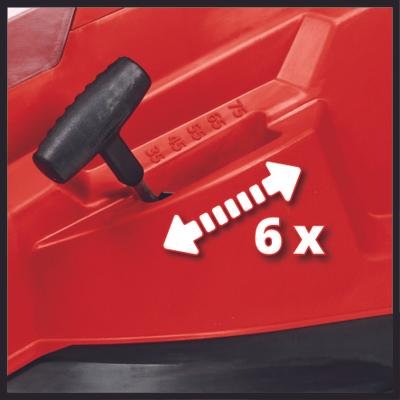 Einhell Rasarro 36/40 (2x4.0ah) Cortacésped Manual Batería Negro, Rojo