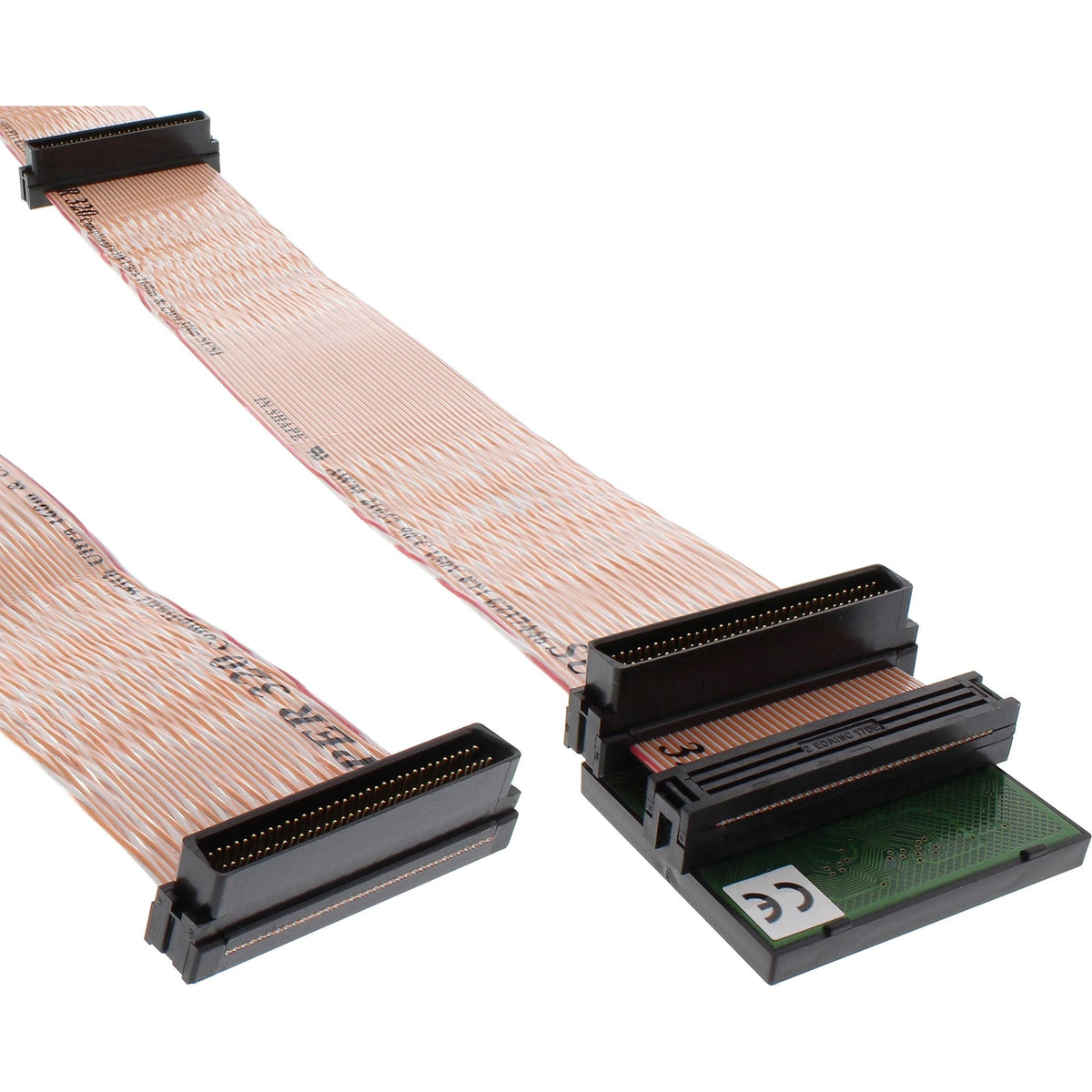 Cable Plano Inline Scsi U320 Con Terminador Para 2 Dispositivos 0,78 M
