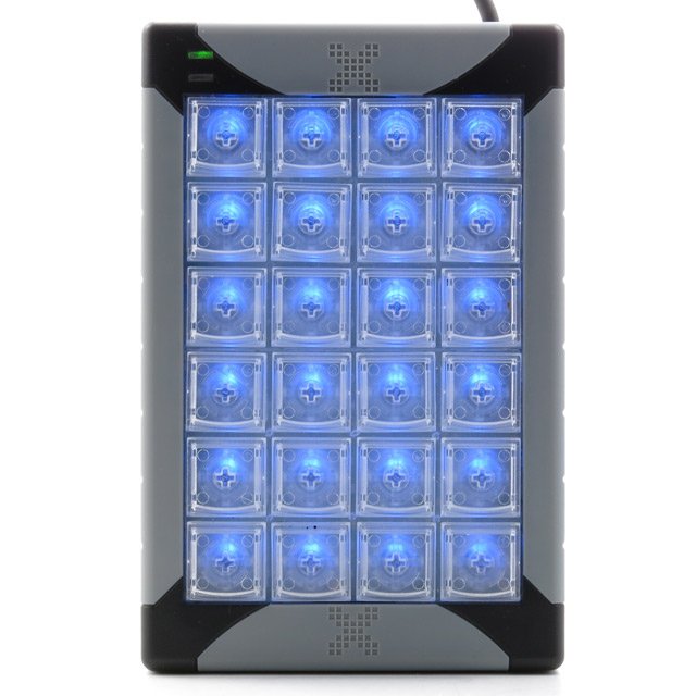 P&I Engineering Xk-24 Teclado Usb Negro, Gris