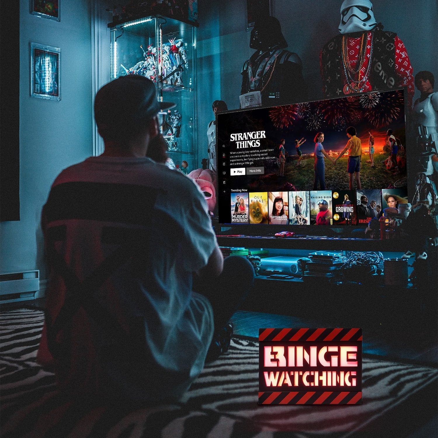 Mad Monkey - Lampe "Binge Watching"