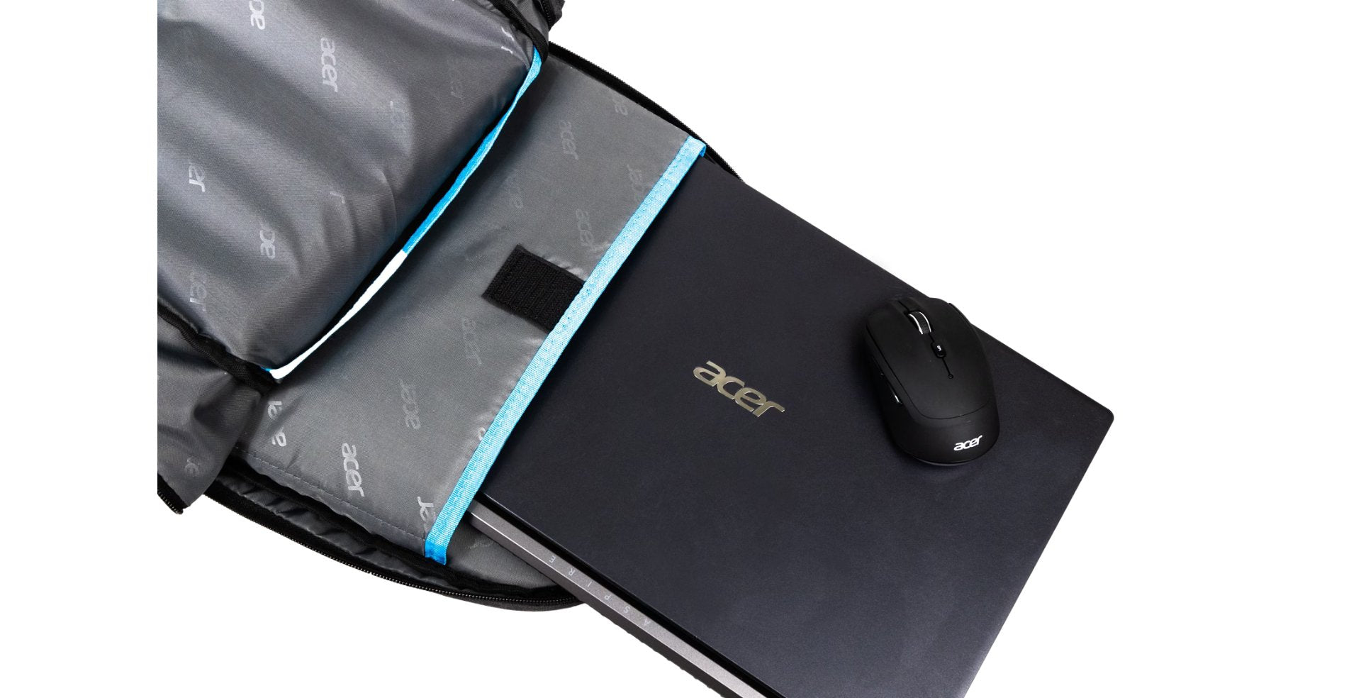 EAN 4711474773937 - Acer PBG510 mochila Mochila de gaming Negro, Azul Poliéster imagen 8